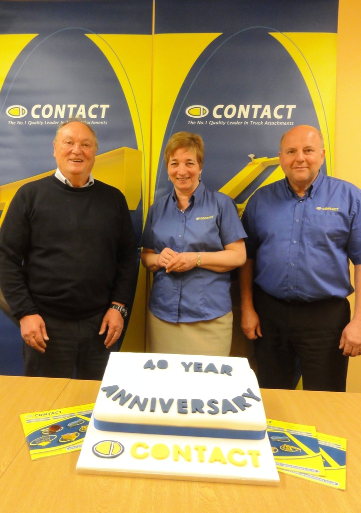 graham wright, (accounts manager). christine palin (office manager) and des phillips (general manager)