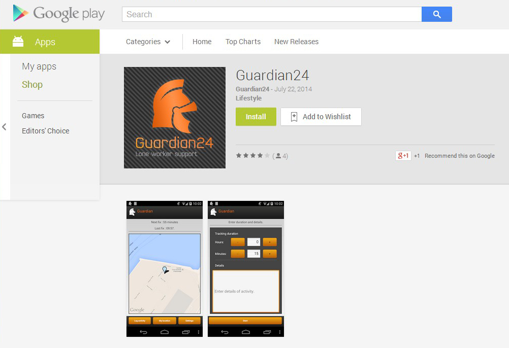 google play app image