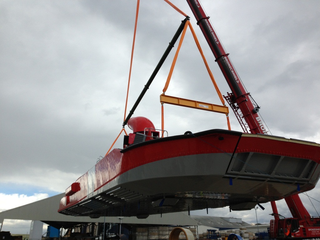 HSS Hovercraft gets a lift