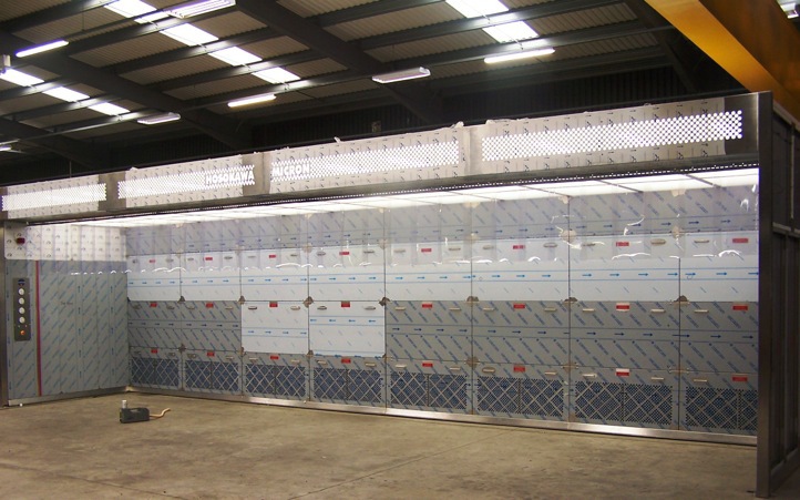 11m wide downflow booth