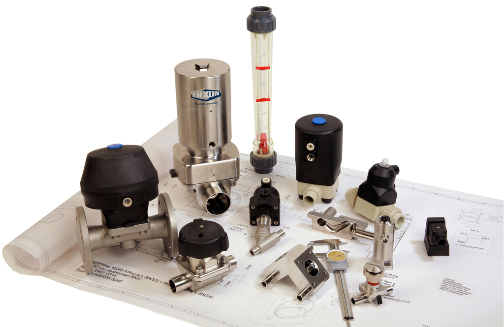 diaphragm valves on paper
