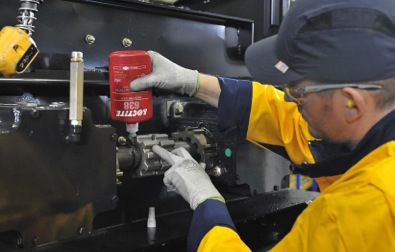 hk118 loctite 638 in use