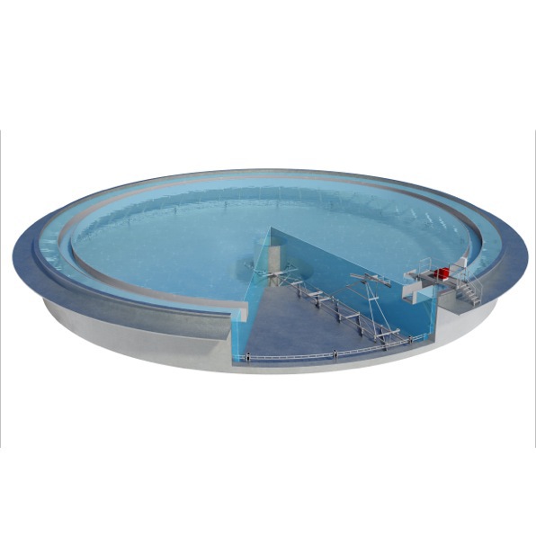 1. zickert rotating sludge scraper