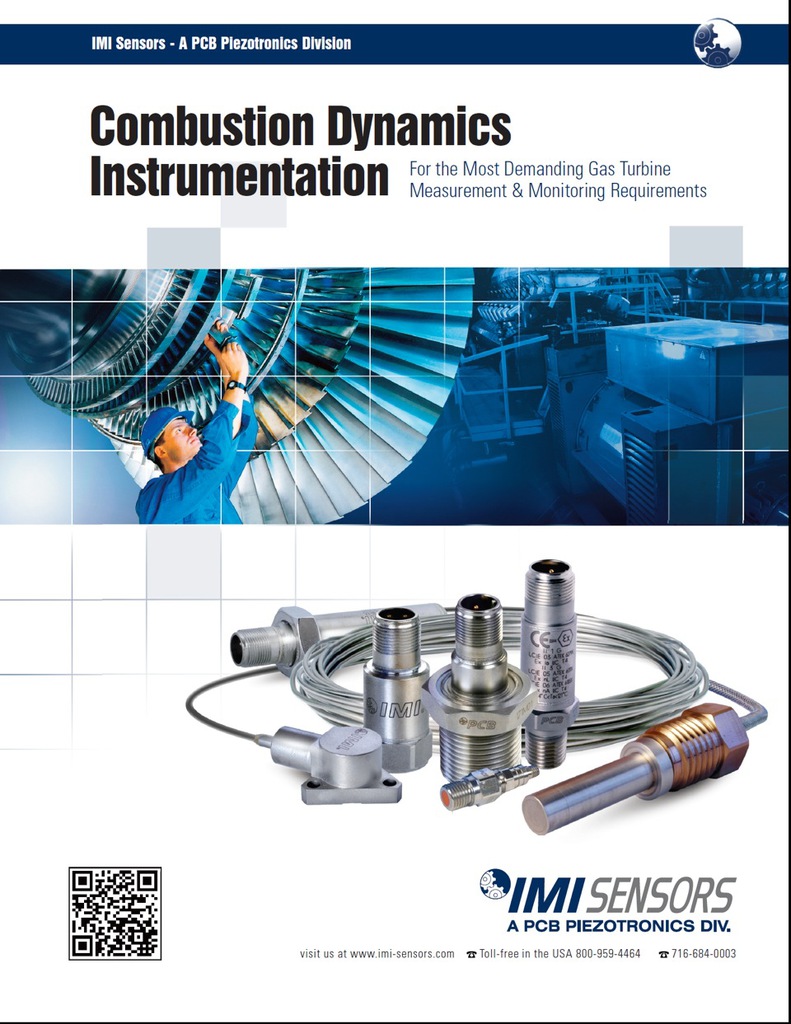 p4410 - pcb piezotronics new combustion dynamics instrumentation brochure