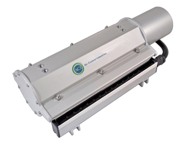aci - de-ionisation air knives minimise static