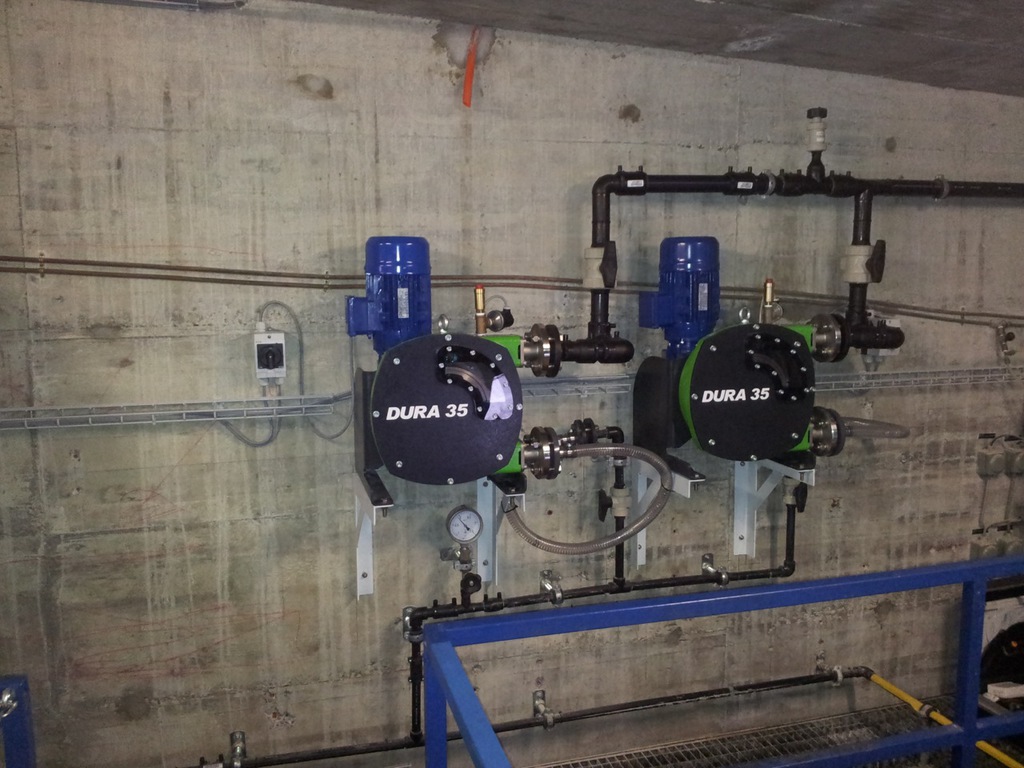 water_softening_for_potable_water_with_peristaltic_hose_pump