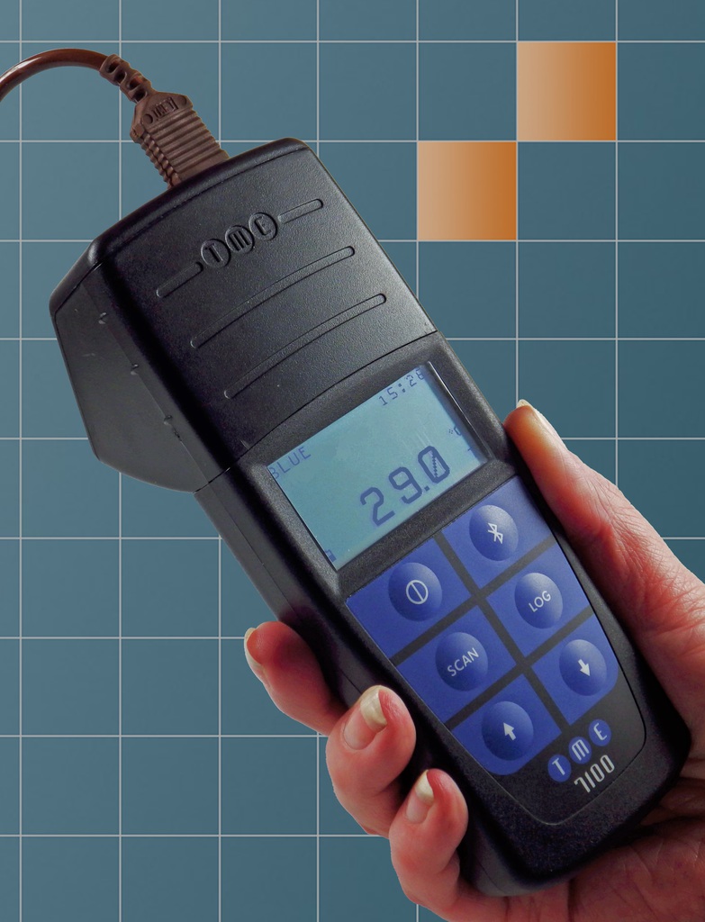 mm7100 in hand squares background
