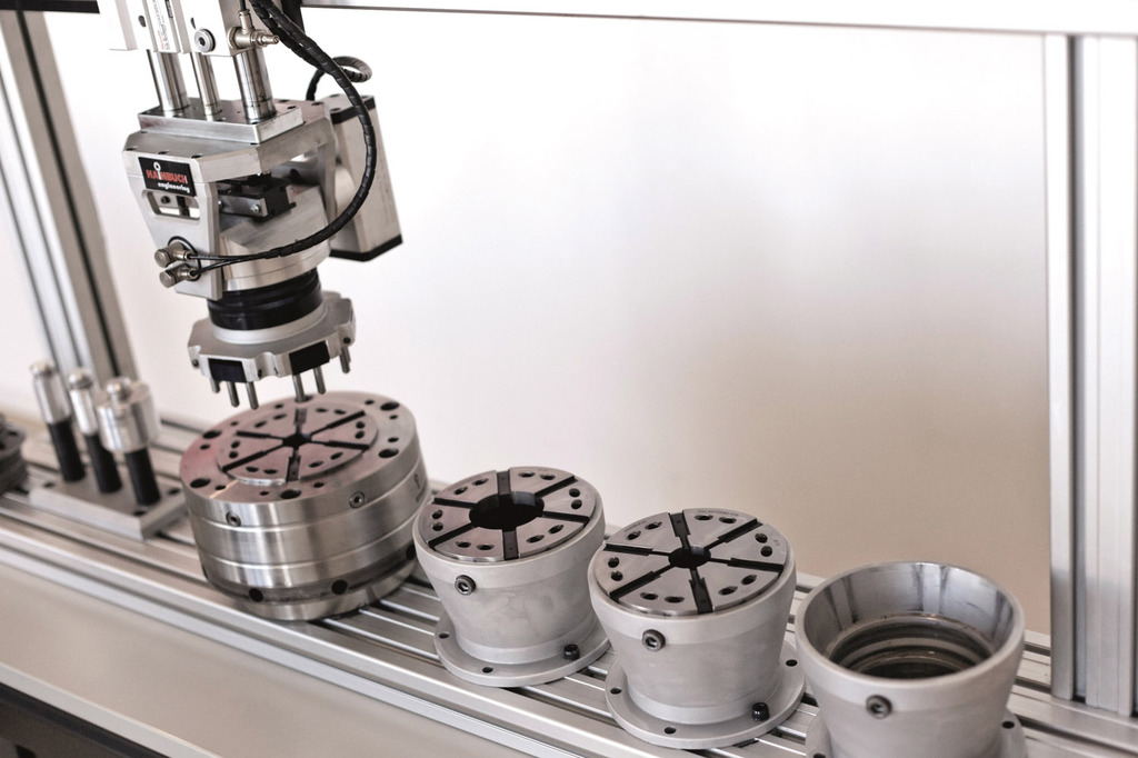 hainbuch automated clamping head change-over