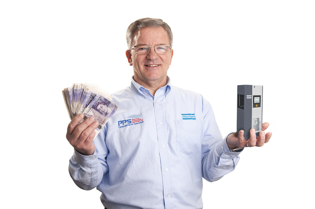 dave with money & compressor