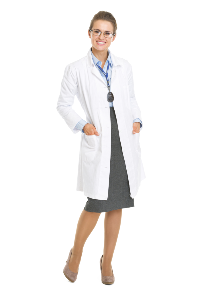 female doctor no back mysos outside