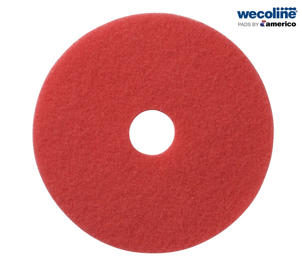 wecoline red scrub pad by americo