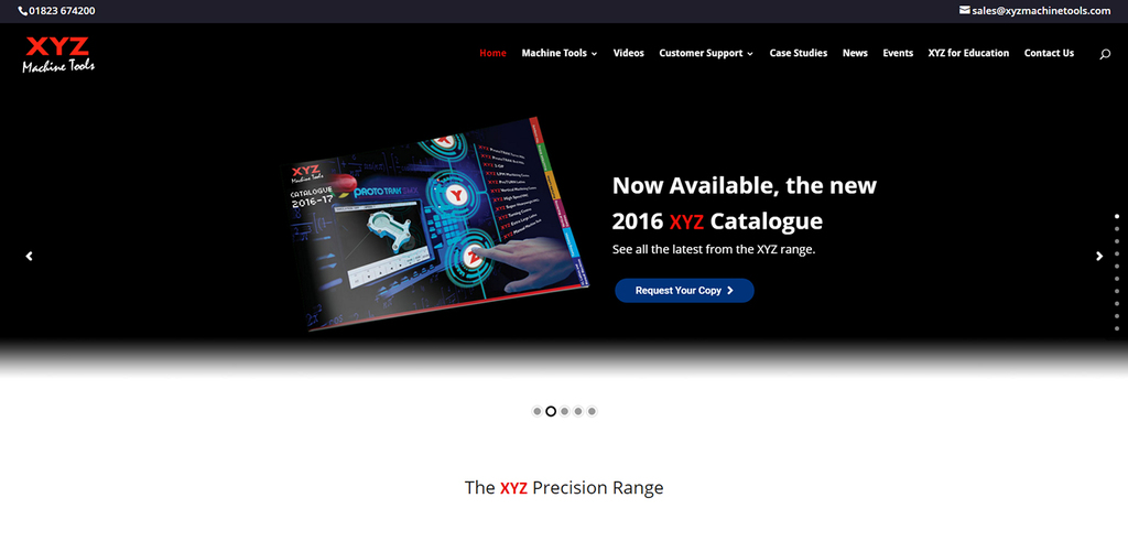 16-101-xyz-website and catalogue