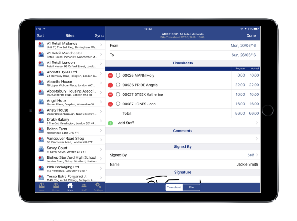 timesheet-ipad
