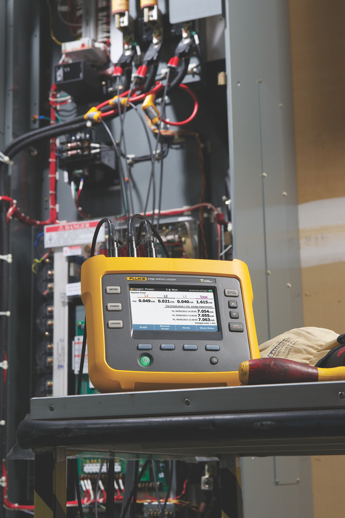 n0104fl - fluke 1734 3-phase energy logger