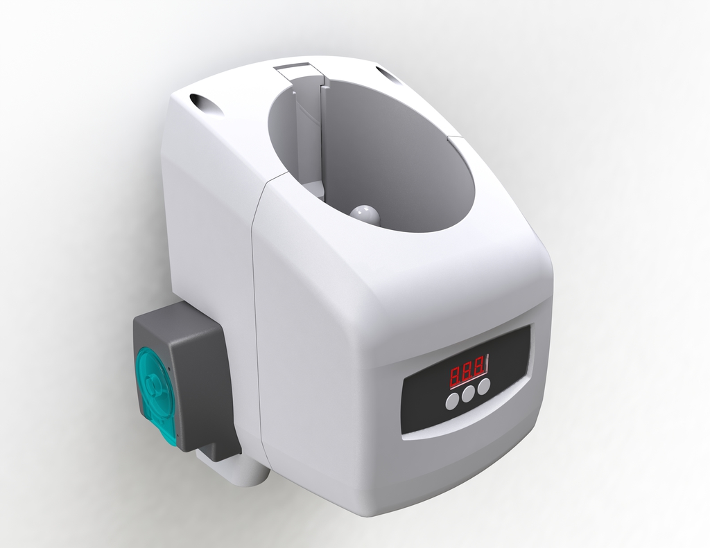 evowash render - dark grey rinse pump_01