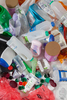 a selection of the plastics waste used to manufacture recycled plastic pallets