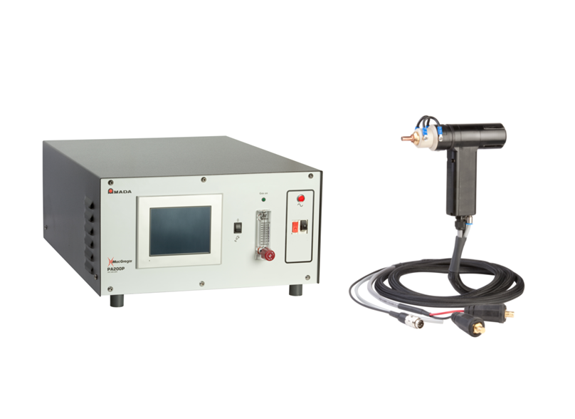 pa200p with touch retract welding torch