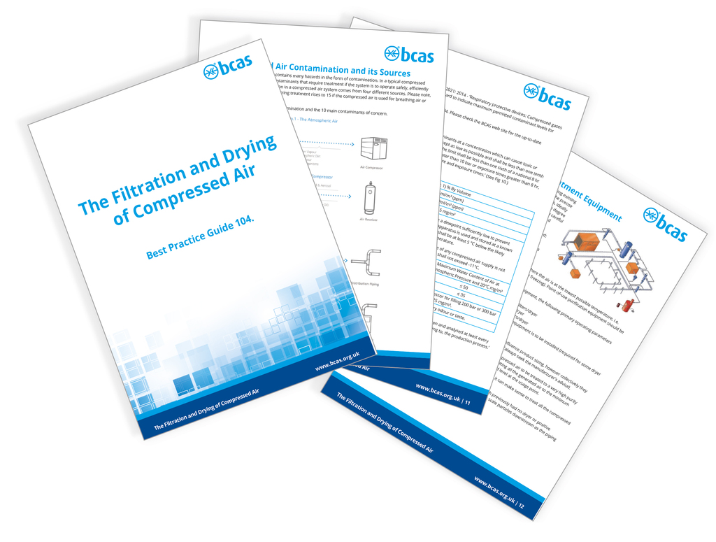 the filtration and drying of compressed air