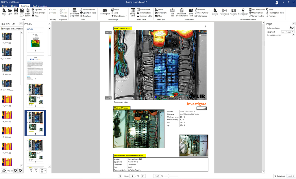 thermalstudio- circuit panel_report