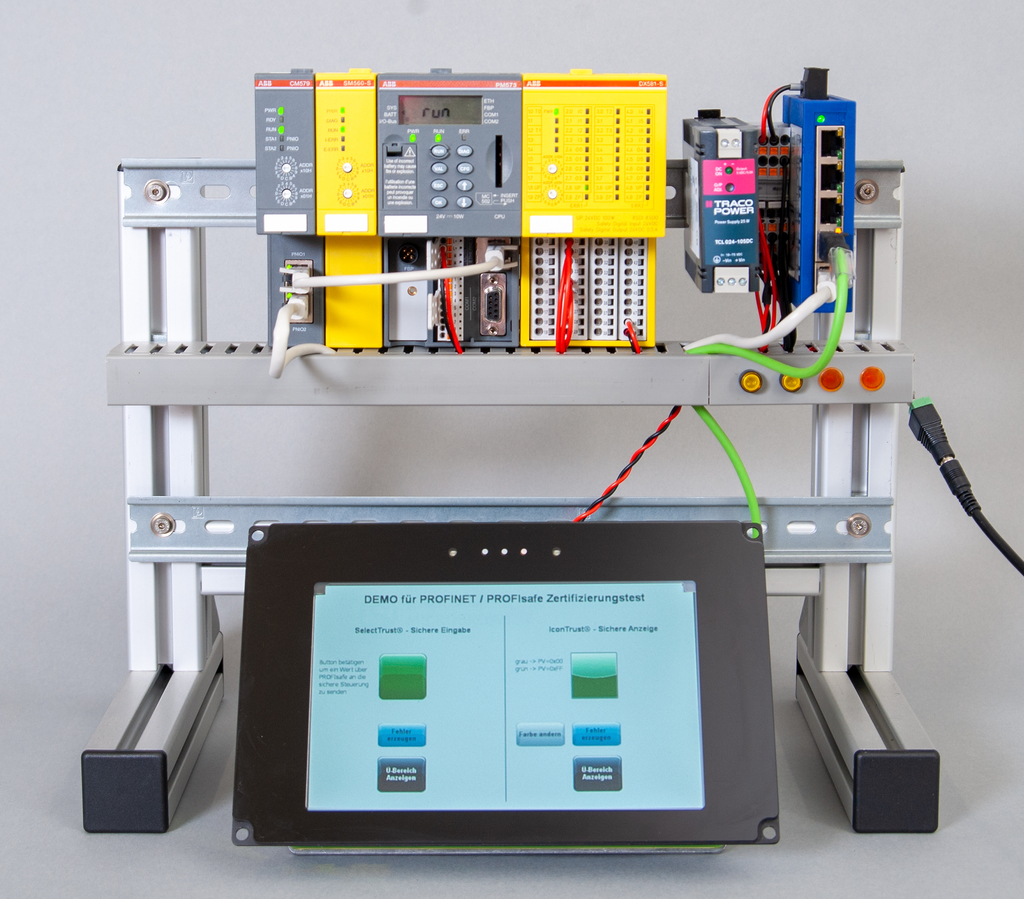 abb profisafe - aufbau