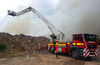 Landowner fined after waste hoard caught fire