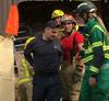 Emergency response to racking collapse